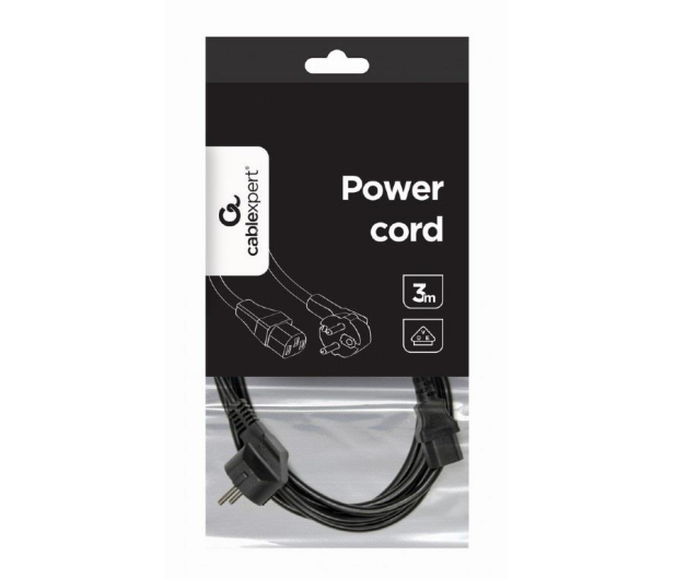 GEMBIRD KABEL ZASILAJACY 3M VDE SCHUKO PC-186-VDE-3M - 64472 - zdjęcie 3